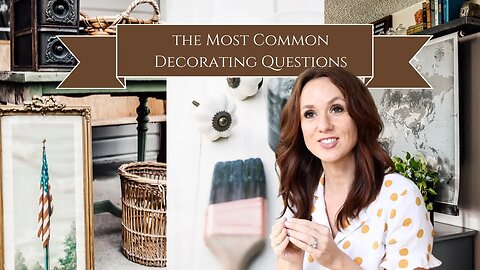 Your 9 Top Decorating Questions- Answered! Mixing Metals, Decor Sources, Kid Friendly Furniture