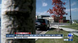 Castle Rock Police investigating 'unusual' car burglaries