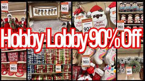 Hobby Lobby 90% Off Clearance Deals🔥🏃🏽‍♀️Run to Hobby Lobby 90% Off Clearance🔥🏃🏽‍♀️#hobbylobby