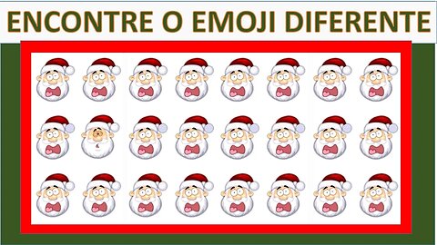 ENCONTRE O EMOJI DIFERENTE 🎄 ESPECIAL DE NATAL 🎁