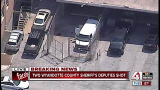 2 Wyandotte County sheriff’s deputies shot, conditions unknown