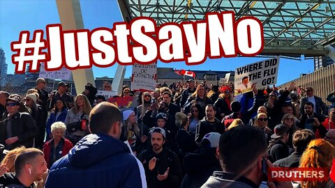 "Ahhh, it's a great day for a revolution." #JustSayNo (Toronto, Canada)