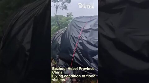 Living Conditions of Victims of Hebei Floods. Their Homes Were Submerged To "Safeguard" Xiong'an.