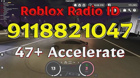 Accelerate Roblox Radio Codes/IDs