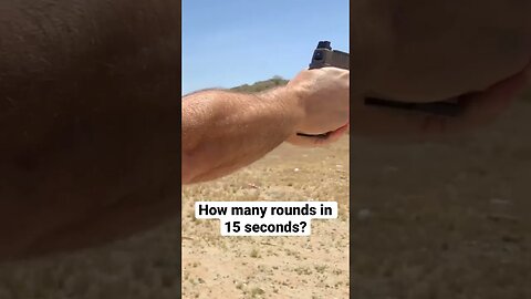 Range 011 - how many rounds in 15 seconds? #pewpew #pewpewlife #2ndamendment #shorts #reels