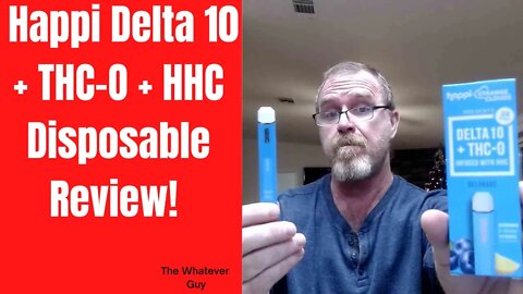 Happi Delta 10 + THC-O + HHC Disposable Review!