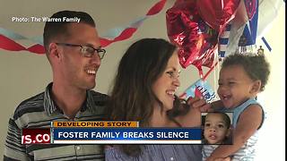 Foster family breaks silence on death of 2-year-old