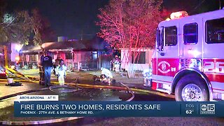 Two families escape first-alarm house fire