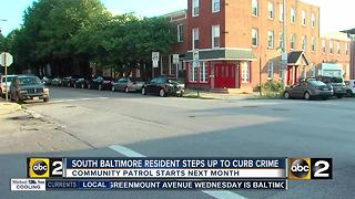 South Baltimore residents stepping up to curb crime