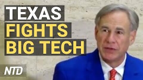 Texas Bill Fights Big Tech Censorship; OAN Warns House Dems; Trump Supporters Unfurl Trump 2024 Flag