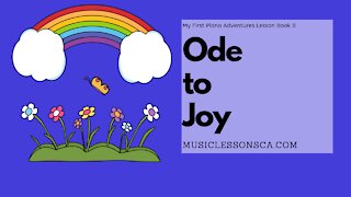 Piano Adventures Lesson Book B - Ode to Joy