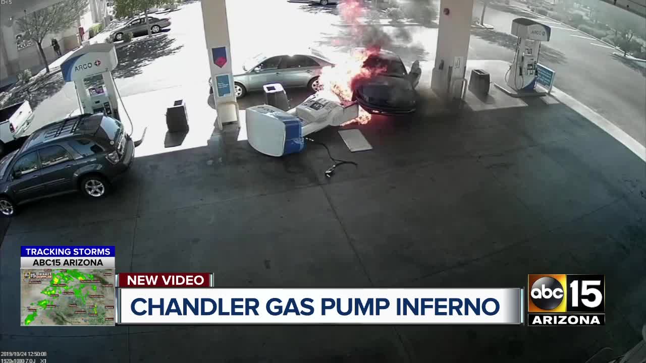 Video: Chandler gas pup inferno