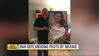 Florida man finds South Carolina bride after photo canvas mix-up