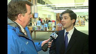 Democratic Presidential hopeful Pete Buttigieg visits Parma