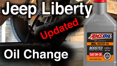 Jeep Liberty Oil Change AMSOIL XL 5W-30 Synthetic Oil and Engine & Transmission Flush