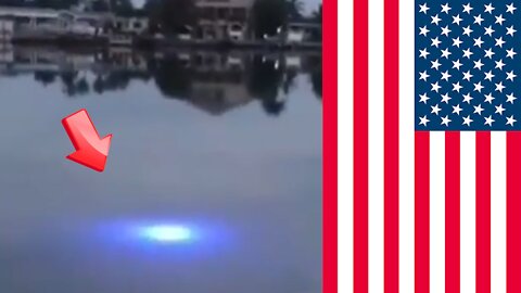 Mysterious light in the lake and reflected on the boat! April 17 2022 USA [Conspiracy]