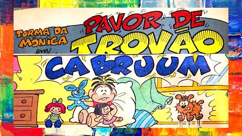 MONICA'S CLASS IN FEAR OF THUNDER || Comics from the Monica Gang Narrado ||