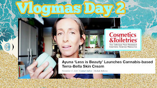 Vlogmas day 2: Ayuna + cannabis sativa cell cultures in skincare