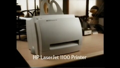 TVC - HP LaserJet 1100A Printer Copier Scanner (1999)