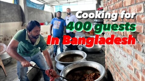 Be Inspired | Mega Cooking! Huge Biriyani For Over 400 Big Fat Wedding Guests In Bangladesh.