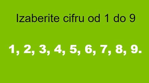 Izaberite broj i mi cemo vam reci koliko imate godina