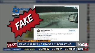 Fake hurricane images circulating