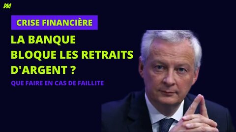 👁 ☠ Banque en faillite : NOTRE EPARGNE VA DISPARAITRE 😱