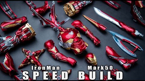Iron man mark 50 model kit | Avengers infinity war | speed build | iron man suits