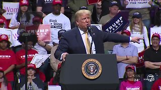 Trump, Gardner prop up one another for re-election at Colorado Springs campaign rally