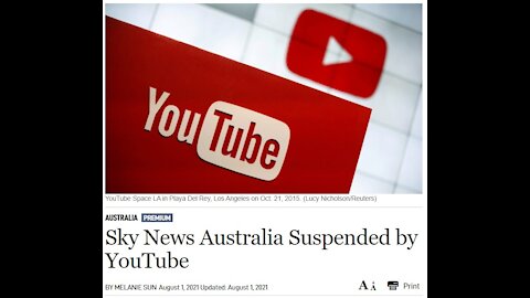 SKY News Australia Suspended by YouTube for Covid-19 information