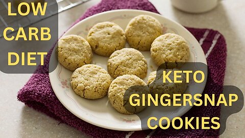 How To Make Keto Gingersnap Cookies - Keto Dessert Recipe