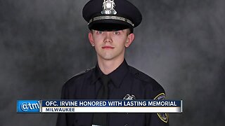 Fallen Milwaukee police officer Charles Irvine Jr. honored one year after his death