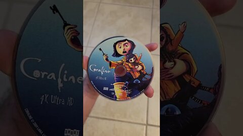 Up Close of Shout Factory's Coraline 4K Limited Edition Steelbook