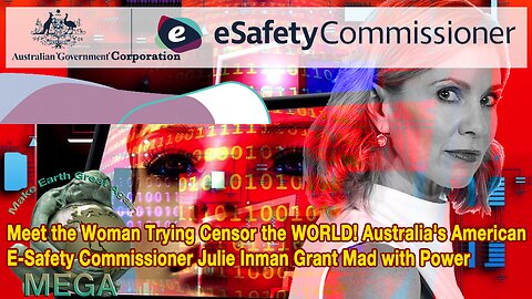Meet the Woman Trying Censor the WORLD! Australia's American E-Safety Commissioner Julie Inman Grant Mad with Power