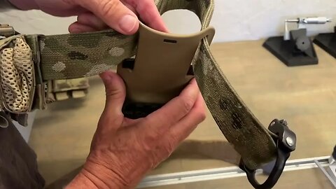 Safariland holster gun belt position retention adapter
