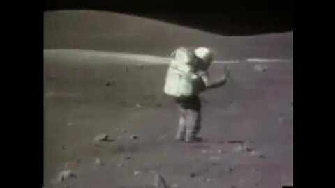an astronaut fell on the moon surface during Apollo 16 mission 1972#shorts