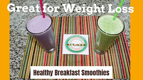 Healthy Breakfast Smoothies