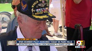 WWII BOMBER PILOT HONORED