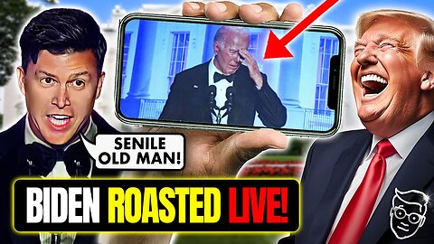 Comedians ROAST Joe Biden To His FACE On LIVE-TV, Room Roars for 'Trump' | Biden's CRINGE Set Bombs🤣