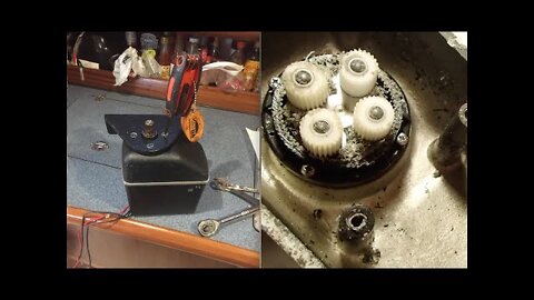 Fixing a Sailboat Autopilot - Raymarine Rotary Drive Type 2 Autohelm (gear replacement)