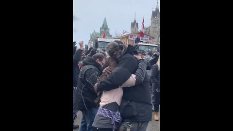 United in Ottawa singing & dancing to Bob Marley songs