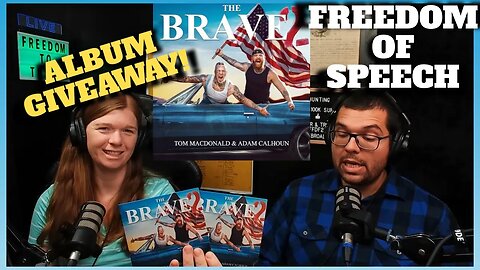 TOM MACDONALD & ADAM CALHOUN "FREEDOM OF SPEECH" REACTION, BAR BREAKDOWN, AND BRAVE 2 ALBUM RAFFLE