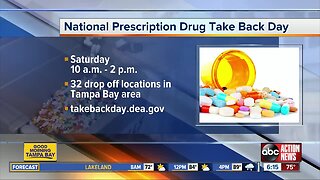 Safely dispose of old prescription drugs on Saturday for National Prescription Drug Take Back Day