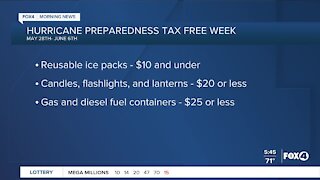 Hurricane tax free items