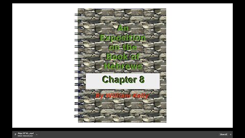 Major NT Works an Exposition on Hebrews Chapter 8 by William Kelly Audio Book