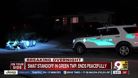 PD: SWAT team stands off for hours with stepson refusing to leave Green Township home