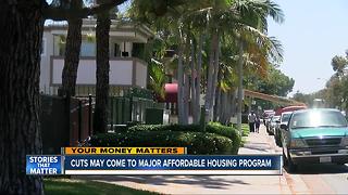 Cuts coming to major affordable housing program