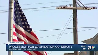 Funeral procession for Washington Co. Deputy killed in the line of duty