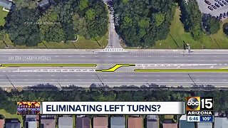 Should Arizona follow Florida's lead and eliminate left turns at dangerous intersections?