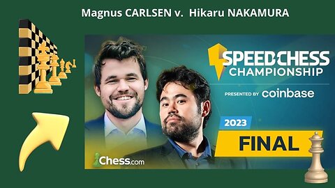 Hikaru NAKAMURA contra Magnus CARLSEN FINAL Speed Chess Championship 2023 SETEMBRO